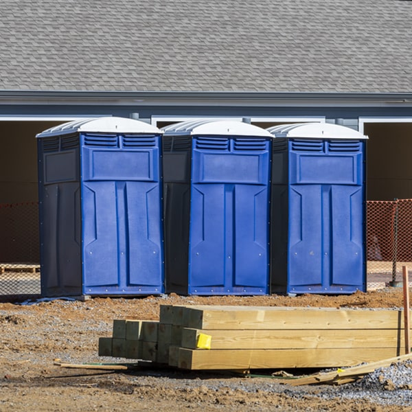 how often are the porta potties cleaned and serviced during a rental period in Seekonk MA